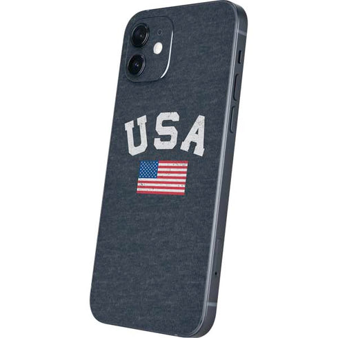 USA with American Flag iPhone 12 Mini Skin