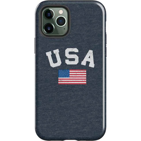 USA with American Flag iPhone 12 Pro Impact Case