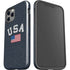 USA with American Flag iPhone 12 Pro Impact Case