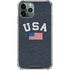 USA with American Flag iPhone 12 Pro Max Clear Case