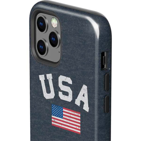 USA with American Flag iPhone 12 Pro Max Impact Case