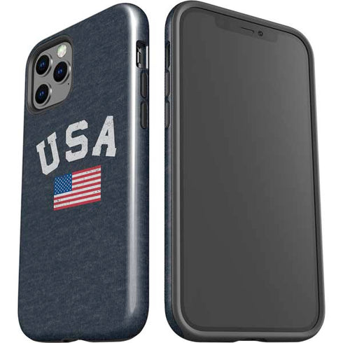 USA with American Flag iPhone 12 Pro Max Impact Case