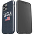USA with American Flag iPhone 12 Pro Max Impact Case