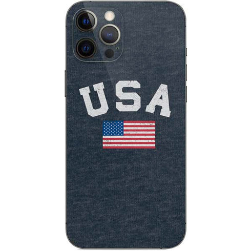 USA with American Flag iPhone 12 Pro Max Skin