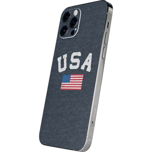 USA with American Flag iPhone 12 Pro Max Skin