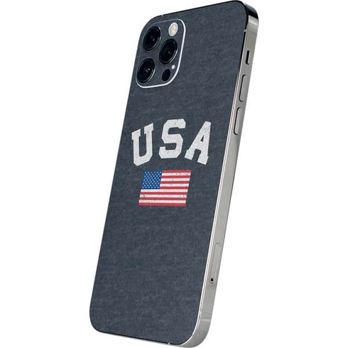 USA with American Flag iPhone 12 Pro Skin