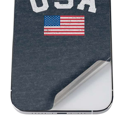 USA with American Flag iPhone 12 Pro Skin