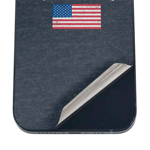 USA with American Flag iPhone 12 Skin
