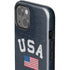 USA with American Flag iPhone 13 Impact Case