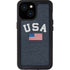USA with American Flag iPhone 13 Mini Waterproof Case