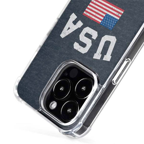 USA with American Flag iPhone 13 Pro MagSafe Case