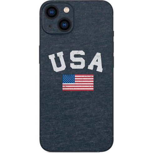 USA with American Flag iPhone 13 Skin