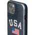 USA with American Flag iPhone 14 Plus Impact Case