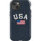 USA with American Flag iPhone 14 Impact Case