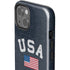 USA with American Flag iPhone 14 Impact Case