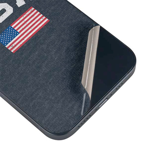 USA with American Flag iPhone 14 Plus Skin