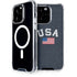 USA with American Flag iPhone 14 Pro MagSafe Case
