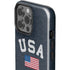 USA with American Flag iPhone 14 Pro Max Impact Case