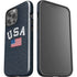 USA with American Flag iPhone 15 Pro Max Impact Case