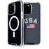 USA with American Flag iPhone 14 Pro Max MagSafe Case