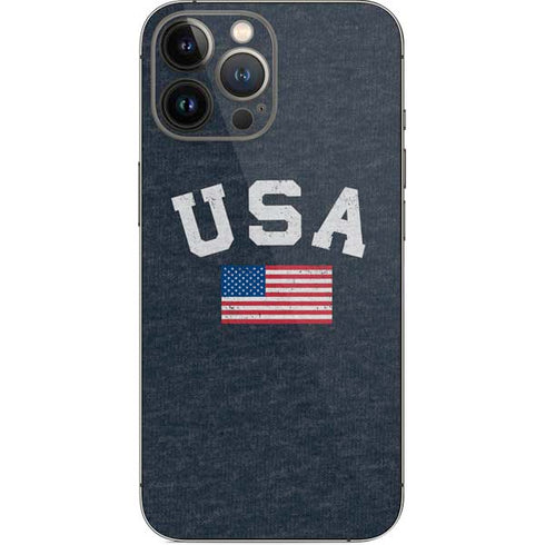 USA with American Flag iPhone 14 Pro Max Skin