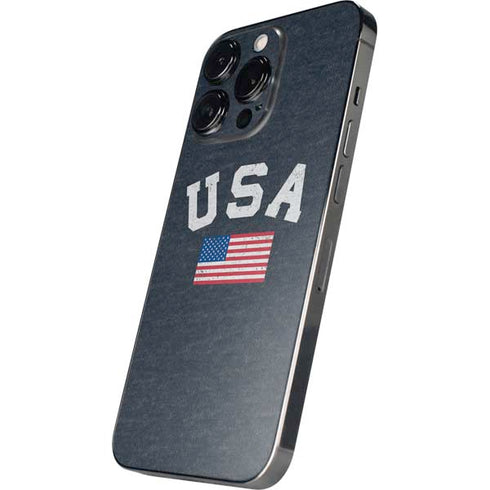 USA with American Flag iPhone 14 Pro Max Skin