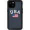 USA with American Flag iPhone 15 Plus Waterproof Case
