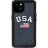 USA with American Flag iPhone 15 Plus Waterproof Case