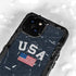 USA with American Flag iPhone 15 Plus Waterproof Case