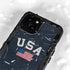USA with American Flag iPhone 15 Waterproof Case