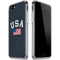 USA with American Flag iPhone SE (2nd & 3rd Gen) Clear Case