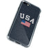 USA with American Flag iPhone SE (2nd & 3rd Gen) Clear Case