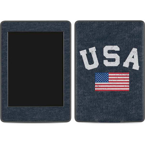 USA with American Flag Amazon Kindle Skin
