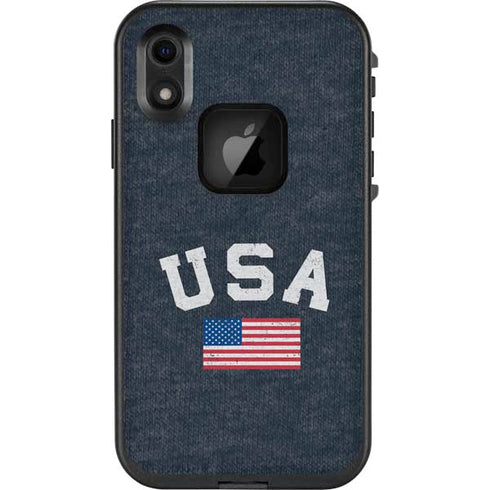 USA with American Flag LifeProof Fre iPhone Skin
