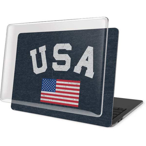 USA with American Flag MacBook Pro 13in (2020) Case plus Skin