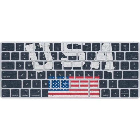 USA with American Flag Magic Keyboard Skin