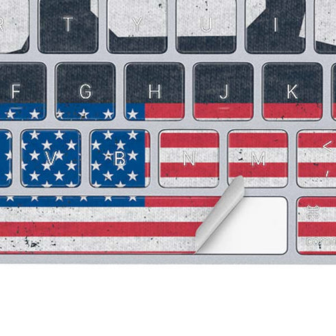 USA with American Flag Magic Keyboard Skin