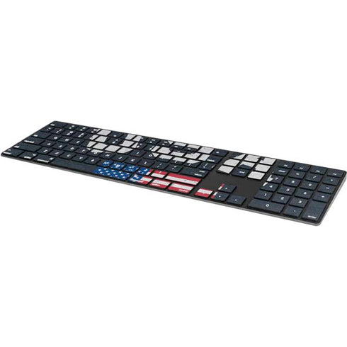 USA with American Flag Magic Keyboard with Numeric Keypad Skin