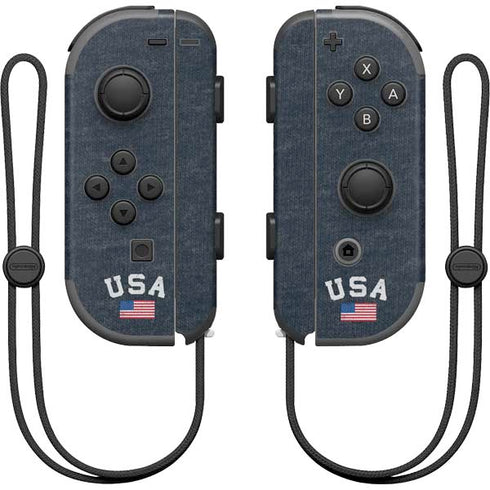 USA with American Flag Nintendo Joy-Con (L/R) Controller Skin