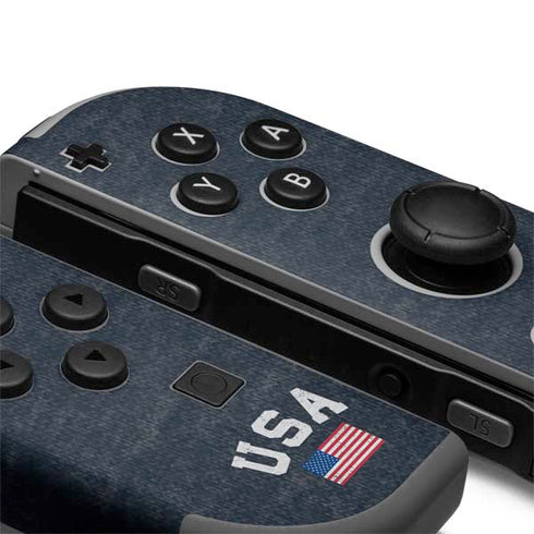 USA with American Flag Nintendo Joy-Con (L/R) Controller Skin