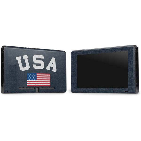USA with American Flag Nintendo Switch Bundle Skin