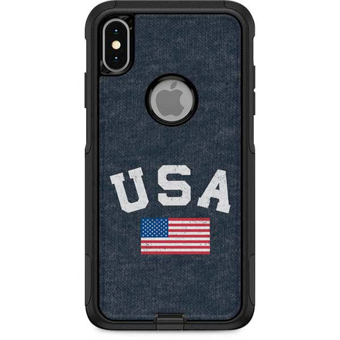 USA with American Flag Otterbox Commuter iPhone Skin