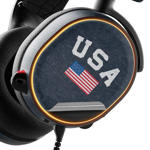 USA with American Flag SteelSeries Arctis 3 Skin