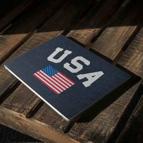 USA with American Flag Surface Laptop 3 13.5in Skin