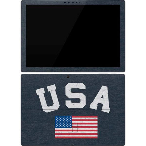 USA with American Flag Surface Pro 7 Skin
