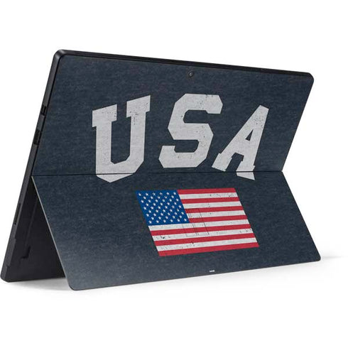 USA with American Flag Surface Pro 7 Skin