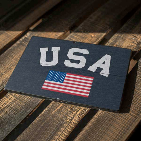 USA with American Flag Surface Pro 7 Skin