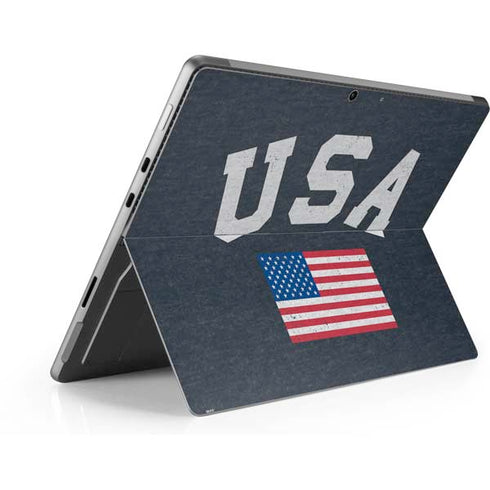 USA with American Flag Surface Pro 8 Skin