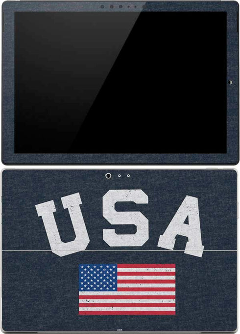 USA with American Flag Surface Pro (2017) Skin
