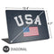 USA with American Flag Universal Laptop 16.6in (13.4 x 9.7in) Skin